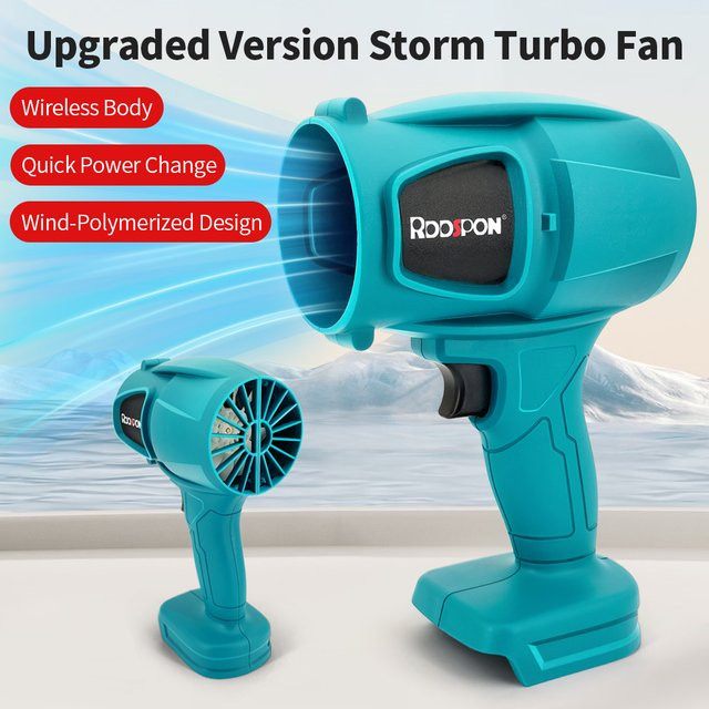 Makita LXT Kabelloses Elektrisches Gebläse für 18 V–21 V Akku zur Staub- und Schneeentfernung in Blau und Türkis - Bild 1