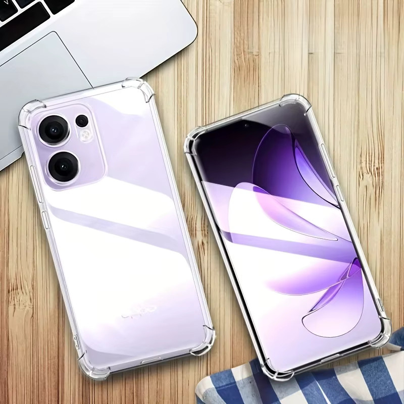 Transparente Handyhülle aus weichem TPU-Silikon für Oppo Reno 13 F, Reno 13 Pro und Reno 13 - Bild 2