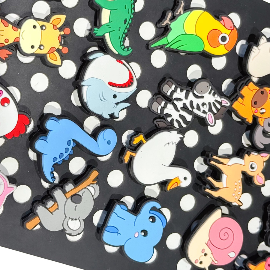 Happye&TiTi Schuh-Charms, Cartoon-Tierfiguren, PVC, Unisex - Bild 6