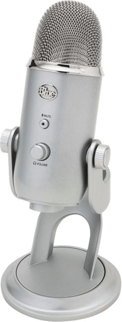 Blue Yeti USB-Mikrofon Silber - Bild 1