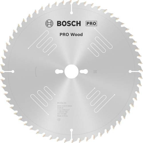 Bosch Optiline Wood Hartmetall Kreissägeblatt für Kapp- und Gehrungssägen, Farbe: Silber, Durchmesser: 305 mm, Bohrung: 30,5 mm, 60 Zähne - Bild 1