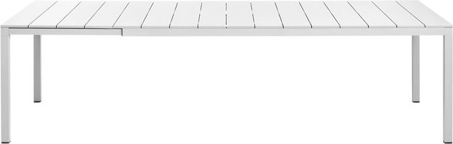 Nardi Rio Alu Ausziehtisch in Weiß aus pulverbeschichtetem Aluminium für den Garten - Bild 1