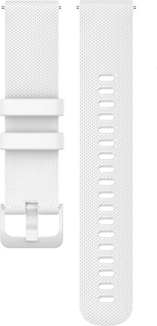 Silikonarmband für Garmin Vivoactive 3 4 4S Venu 2 2S, Weiß, Unisex - Bild 1