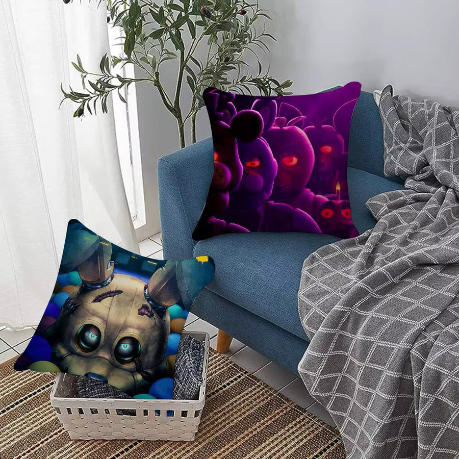 Five Nights At Freddys Kissenbezug von Rastar, quadratisches Design für Sofa und Schlafzimmer, Breite: 30 cm, Höhe: 30 cm - Bild 4
