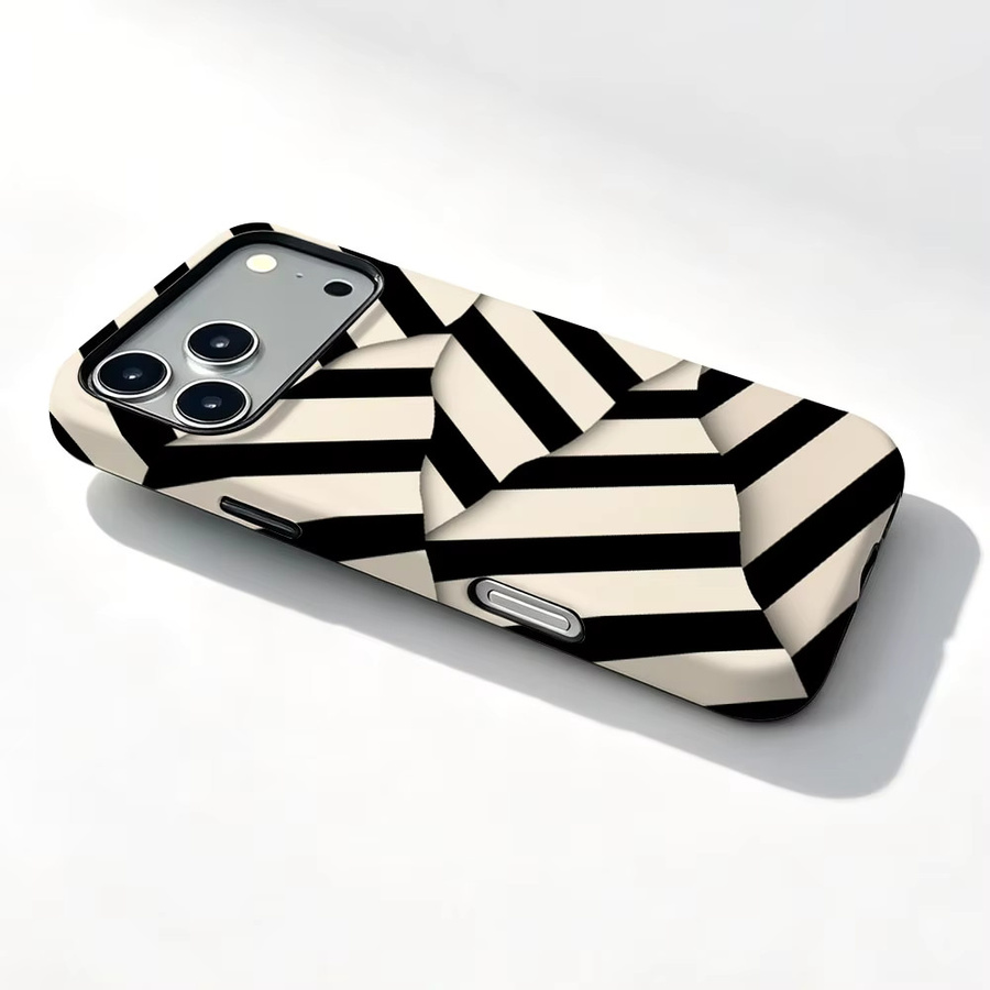 Magnetische 2-in-1 Folienhülle für Xiaomi Poco X7 F7 F8 X8 F6 F5 Pro mit unregelmäßigem Muster in Multicolour, stoßfeste Schutzhülle - Bild 1