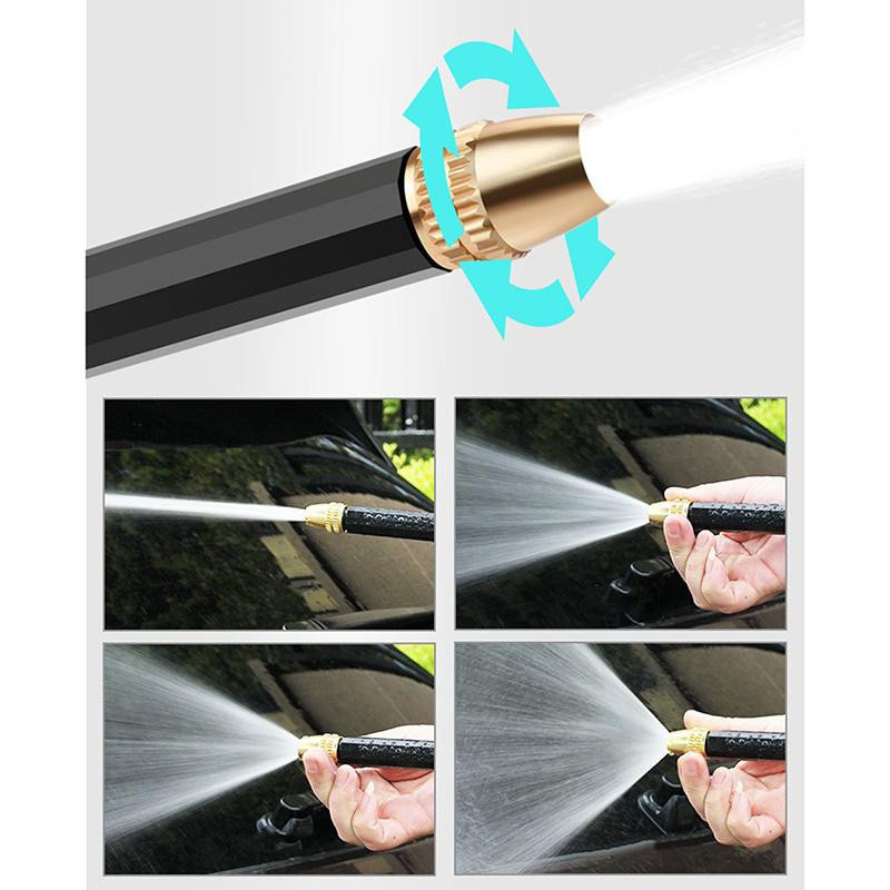 Hochdruck-Wasserpistole von Household supplies MH mit Schlauchdüse, Schaumkanne und Schnellverbinder für die Autoreinigung und Gartenbewässerung - Bild 5