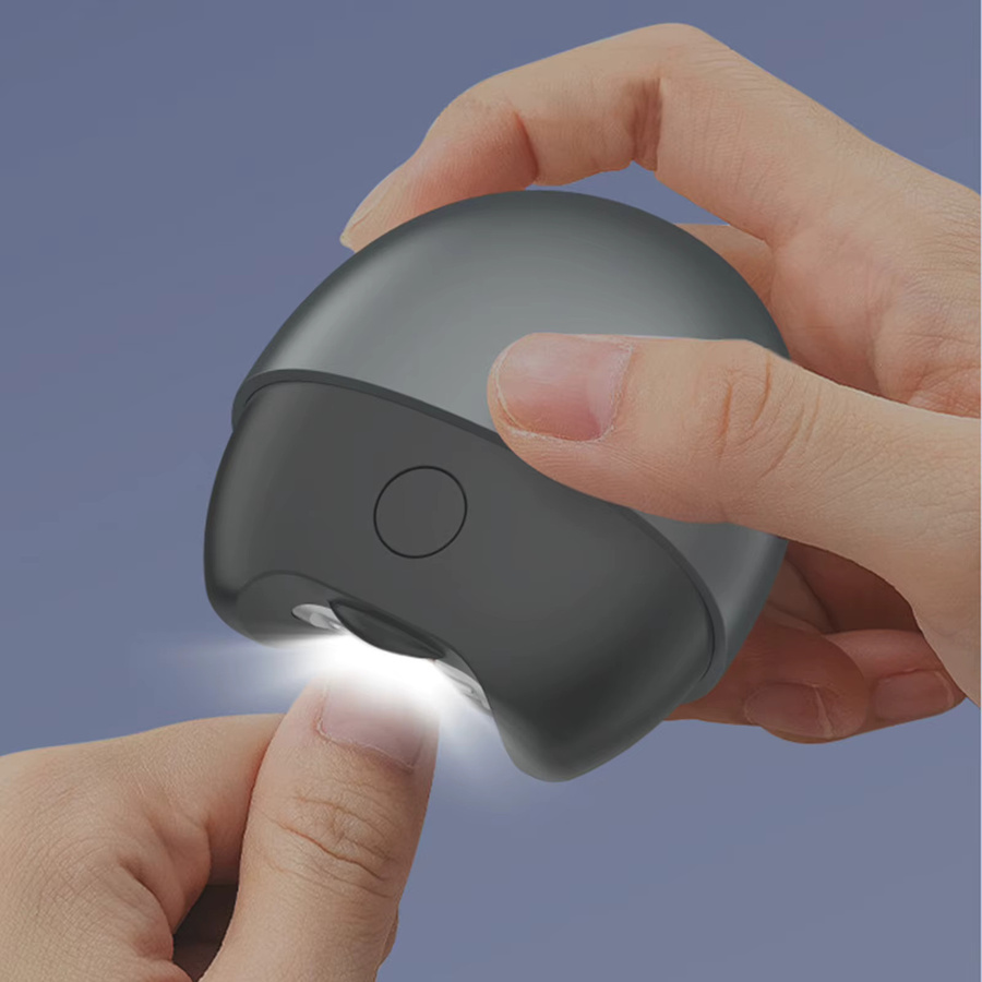 MOJOYCE Elektrischer Automatischer Nagelknipser mit Licht, Weiß, Unisex - Bild 2