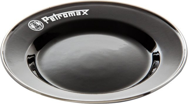 Petromax Emaille-Teller PX-PLATE-S aus Stahl in Schwarz, 2 Stück - Bild 2