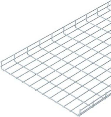 OBO Bettermann Gitterrinne aus Edelstahl in Silber, B/H: 60,0 x 5,5 cm, Länge: 3 m - Bild 1
