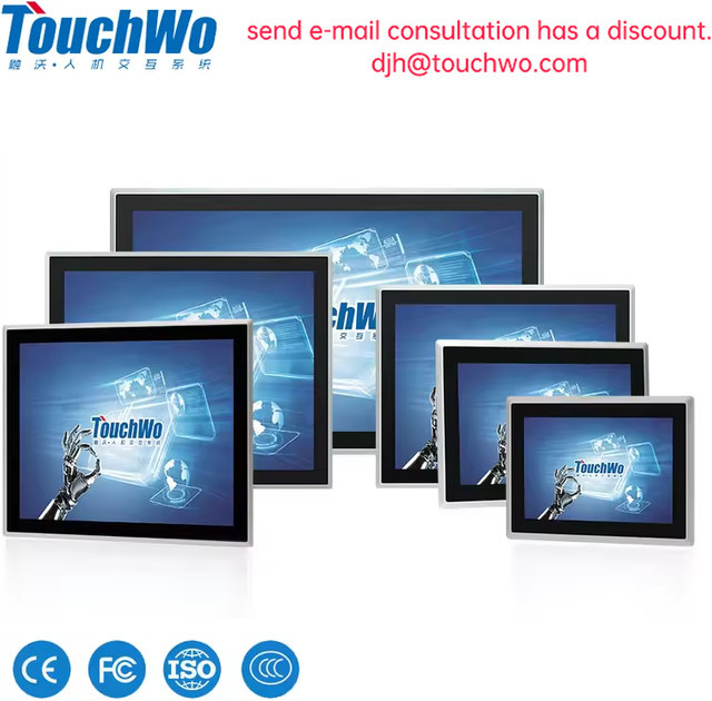 TouchWo AIO Industrie-Panel-PC mit 23,8 Zoll Touchscreen und IP65 Schutzklasse - Bild 1