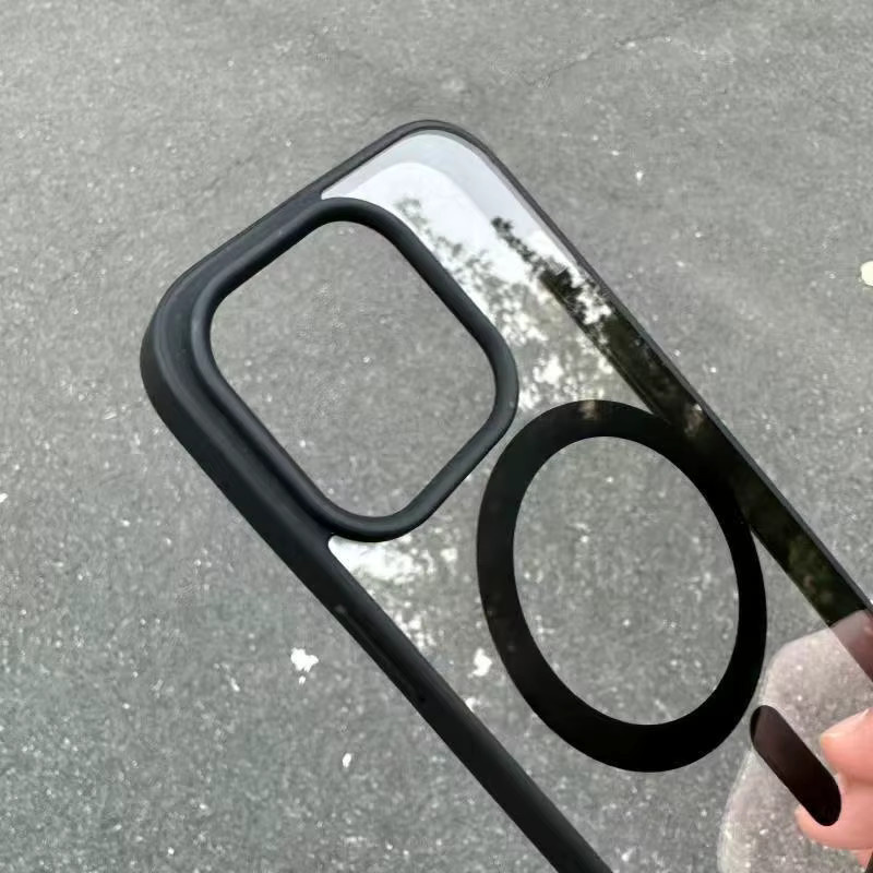 Ricestate Magnetische Matte Hülle für iPhone kompatibel mit MagSafe, Transparent - Bild 2