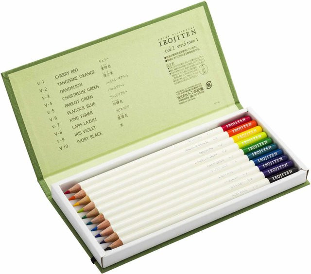 Tombow IROJITEN Farbstifte Set Kräftige Farben I in Multicolour aus Holz - Bild 1