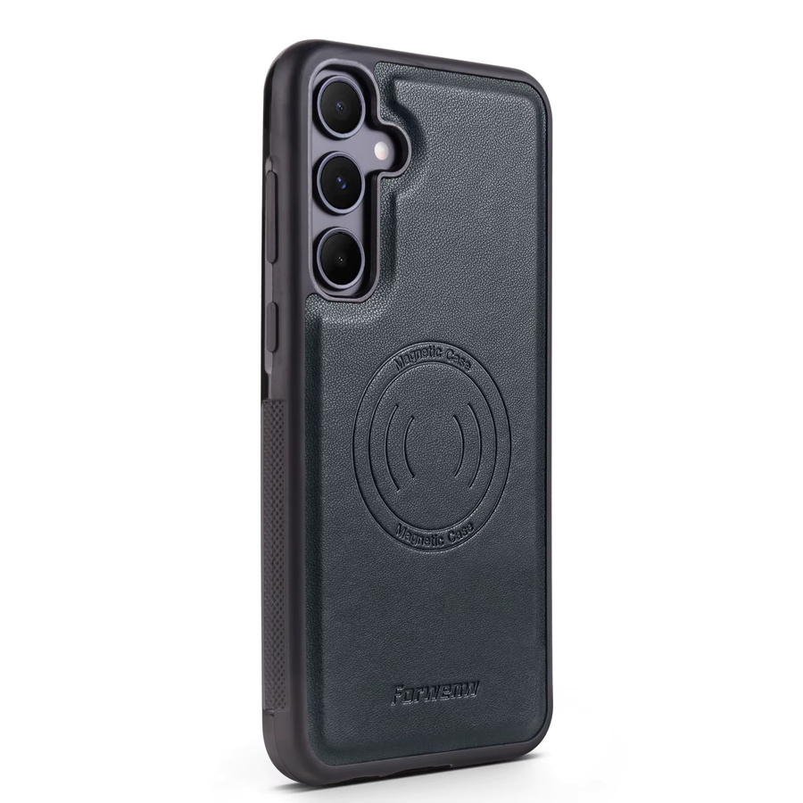 Luxus Leder Schutzhülle mit MagSafe für Samsung Galaxy A15 A25 A35 A55 A16 A36 A56 A17 Business Anti-Drop Case - Bild 2