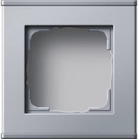 Gira Wandplatte und Schalterabdeckung Aluminium Silber - Bild 1