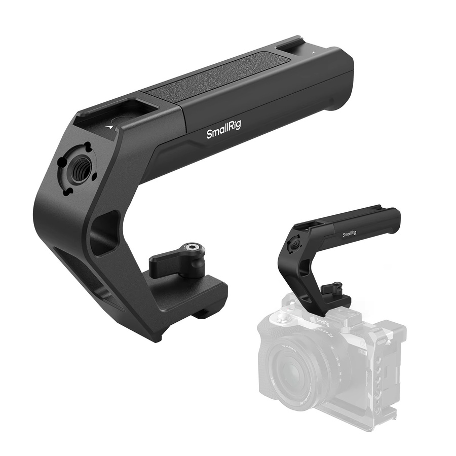 SmallRig Top-Griff mit NATO-Klemme in Schwarz für Sony, Canon und Nikon, Tragbarer Kamera-Griff (Modell 5977) - Bild 6