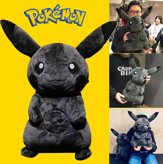 Bandai Pokémon Dark Pikachu Puppe, Schwarz, 30cm - Bild 1