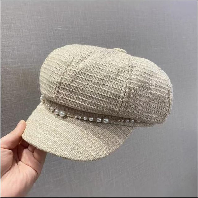 Perlenkette, grau, Damen - Bild 1