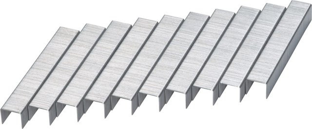 LUX-TOOLS Feindrahtklammern Comfort aus verzinktem Stahl, Silber, 1.000 Stück, Breite: 11,4 mm, Höhe: 6 mm - Bild 1