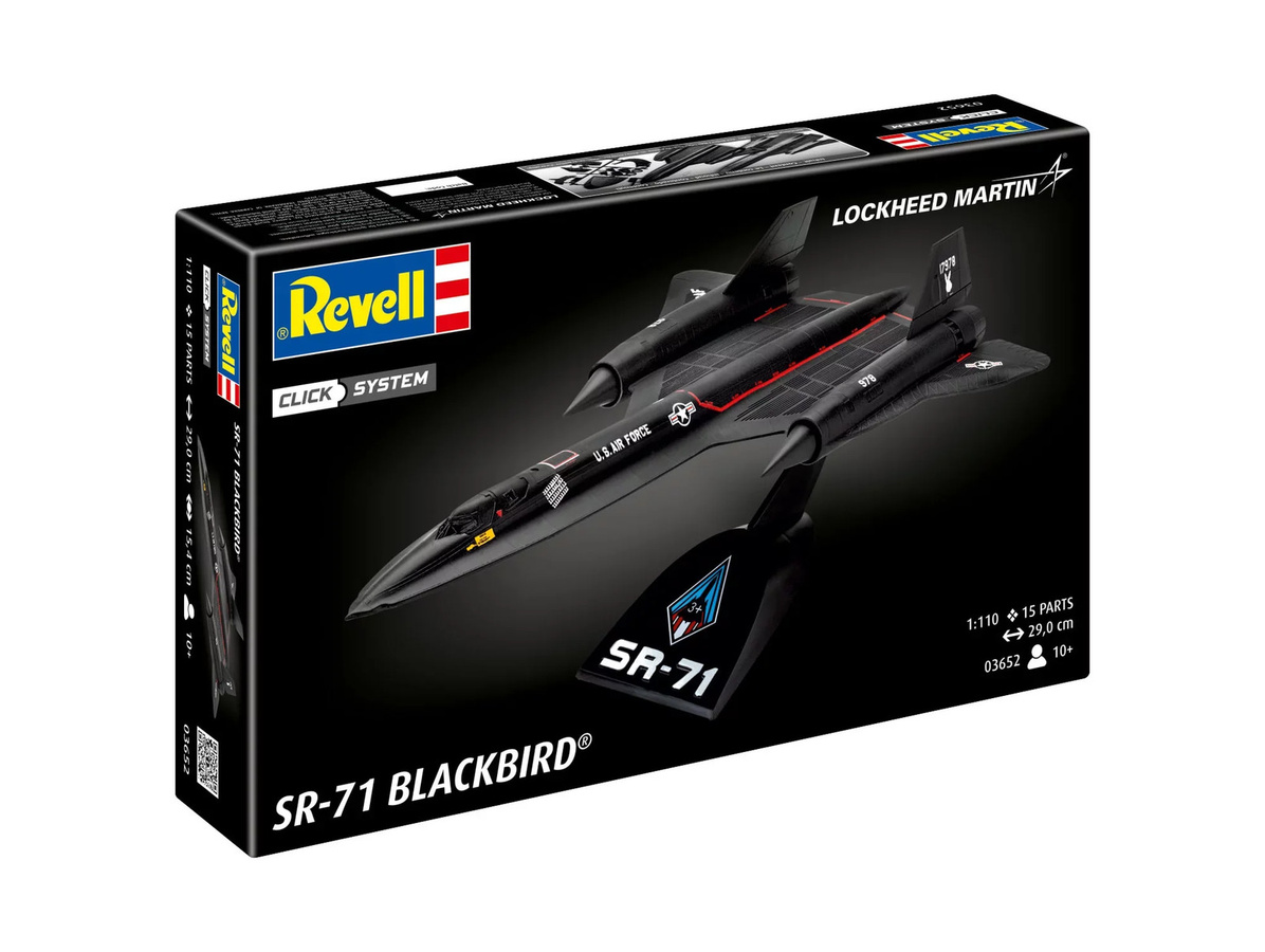 Revell Lockheed SR-71 Blackbird, Modellbau, 1:110, ab 10 Jahren - Bild 4
