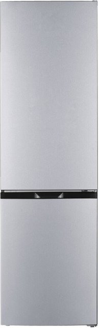 POCOline Kühl-Gefrierkombination KGK180-262ESI in Silber, freistehend mit Bottom-Gefrierfach und LED-Innenbeleuchtung, Breite: 55 cm, Höhe: 180 cm, Tiefe: 56 cm - Bild 1