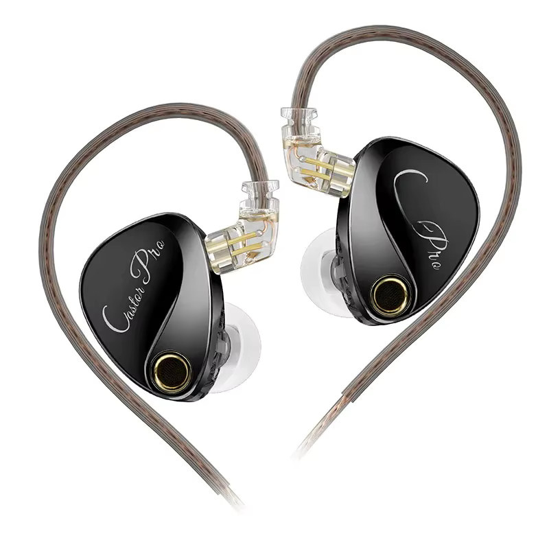 KZ Castor PRO 2DD Dynamische In-Ear-Kopfhörer in Schwarz mit 3,5 mm Klinkenanschluss - Bild 1