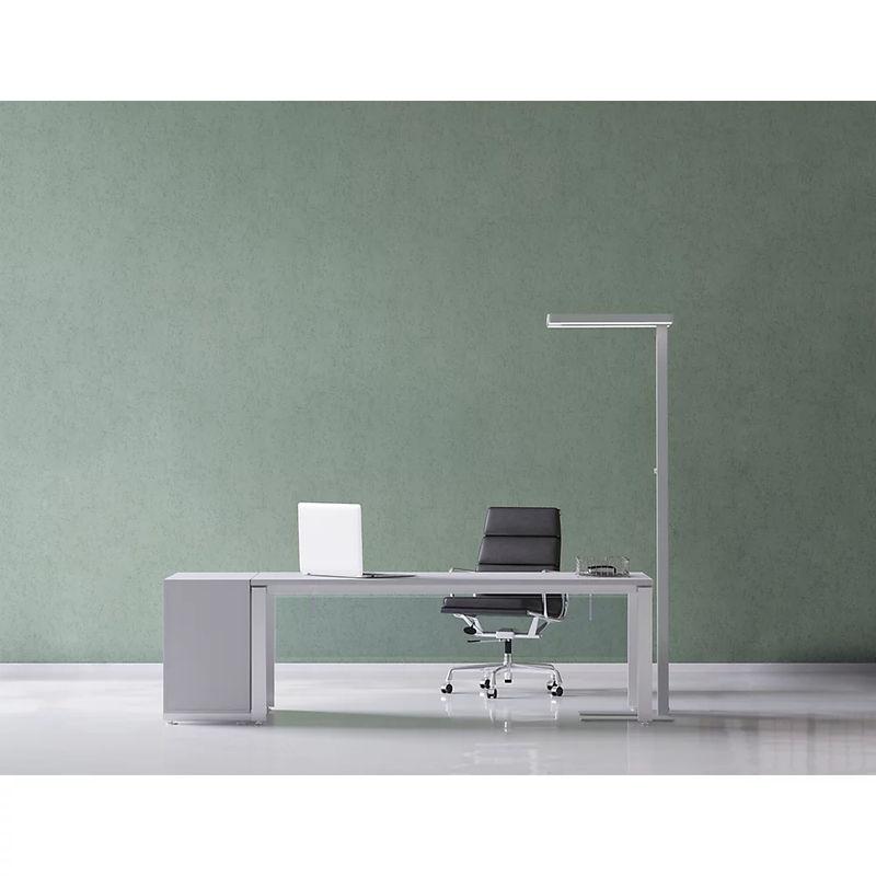 MAUL LED-Stehleuchte MAULjaval in Silber, dimmbar mit Dämmerungssensor, Höhe: 120 cm, Breite: 45 cm, Tiefe: 30 cm - Bild 2