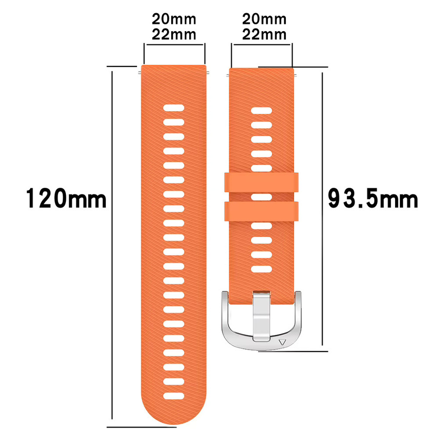 COROS Uhrenarmband Silikon, 20 mm, 22 mm, Unisex - Bild 2