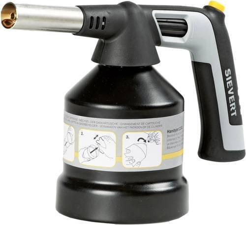 SIEVERT Lötlampe Handyjet 2283 in Schwarz mit 1,8 kW und 140 g/h ohne Stechkartusche - Bild 1