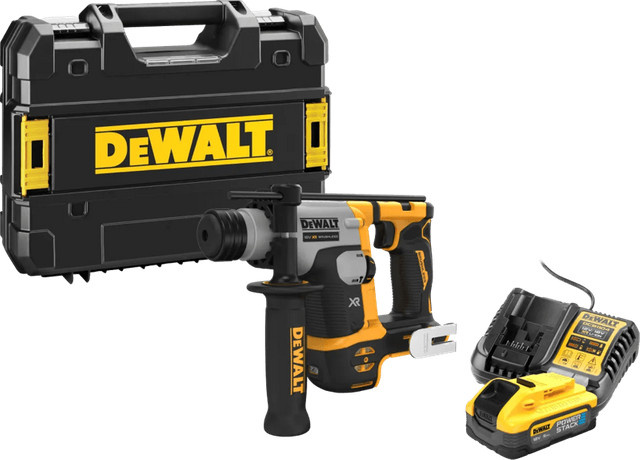 DeWalt DCH172NT-XJ XR 18V Akku-Starterset mit 5,0 Ah POWERSTACK Akku in Gelb - Bild 1
