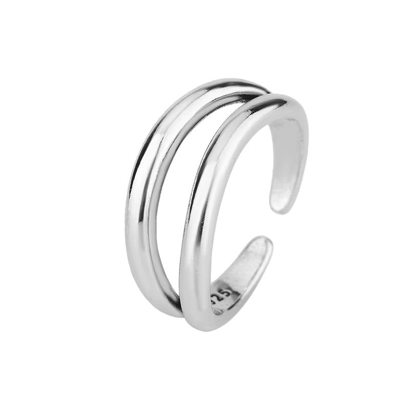 GaaBou Jewellery Ring, 925 Silber, Damen, geometrisch, verstellbar - Bild 4
