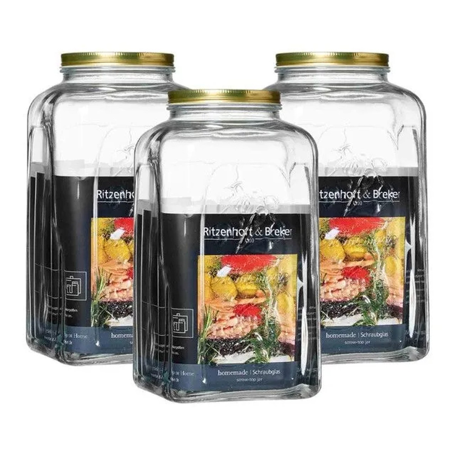 Ritzenhoff & Breker Homemade Einmachgläser transparent 6er Set mit 300 ml Füllmenge - Bild 2