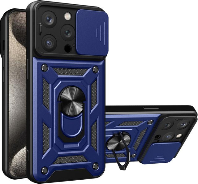 Techsuit CamShield Schutzhülle für Apple iPhone 15 Pro Max in Blau - Bild 1