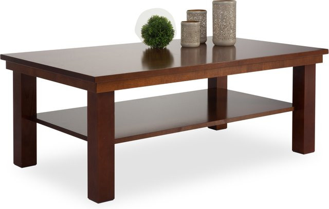 Couchtisch WEHRSDORFER KENT modern in Braun mit Ahorn Furnier, B: 120 cm, T: 70 cm, H: 45 cm - Bild 1