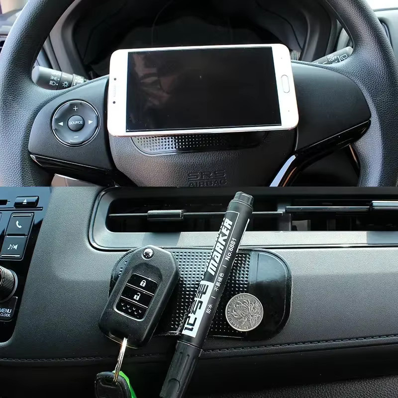 Anti-Slip Silikon Dashboard Pad für das Auto als Telefonhalterung in Schwarz - Bild 5