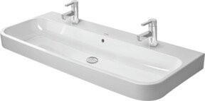 Duravit Möbelwaschtisch Happy D.2 in Weiß mit 2 Schubladen und Überlauf B: 120 cm, T: 50,5 cm - Bild 1