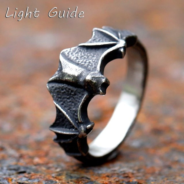 Ring Edelstahl, Silber, Unisex, Drachen Nacht Wut - Bild 1
