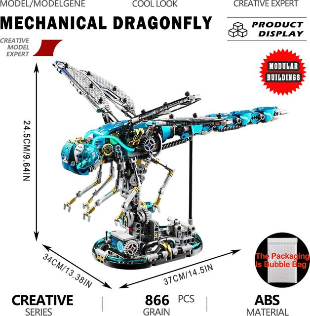 yangkili Libellen-Insekten-Modellbausteine, Mechanische gepanzerte Fahrzeuge, ab 14 Jahren - Bild 1