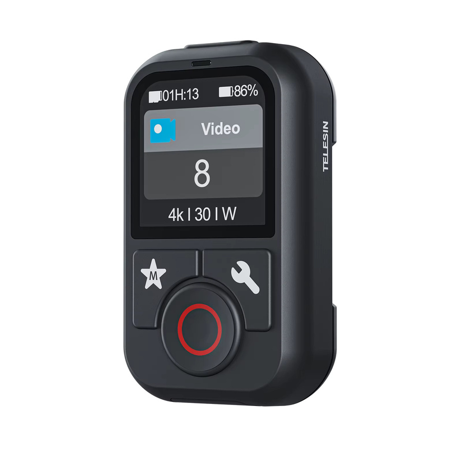 TELESIN Wasserdichte Bluetooth-Fernbedienung für GoPro Hero 13 12 11 10 9 8 Max in Schwarz mit Handschlaufe - Bild 6