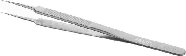 Relife Spitze Pinzette RT-14A aus Edelstahl in Silber - Bild 1