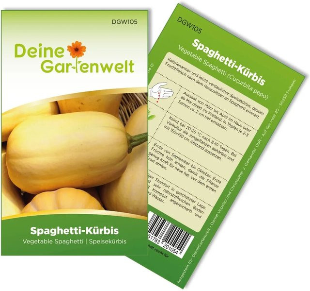 Deine Gartenwelt Spaghetti-Kürbis Samen für den Anbau - Bild 1