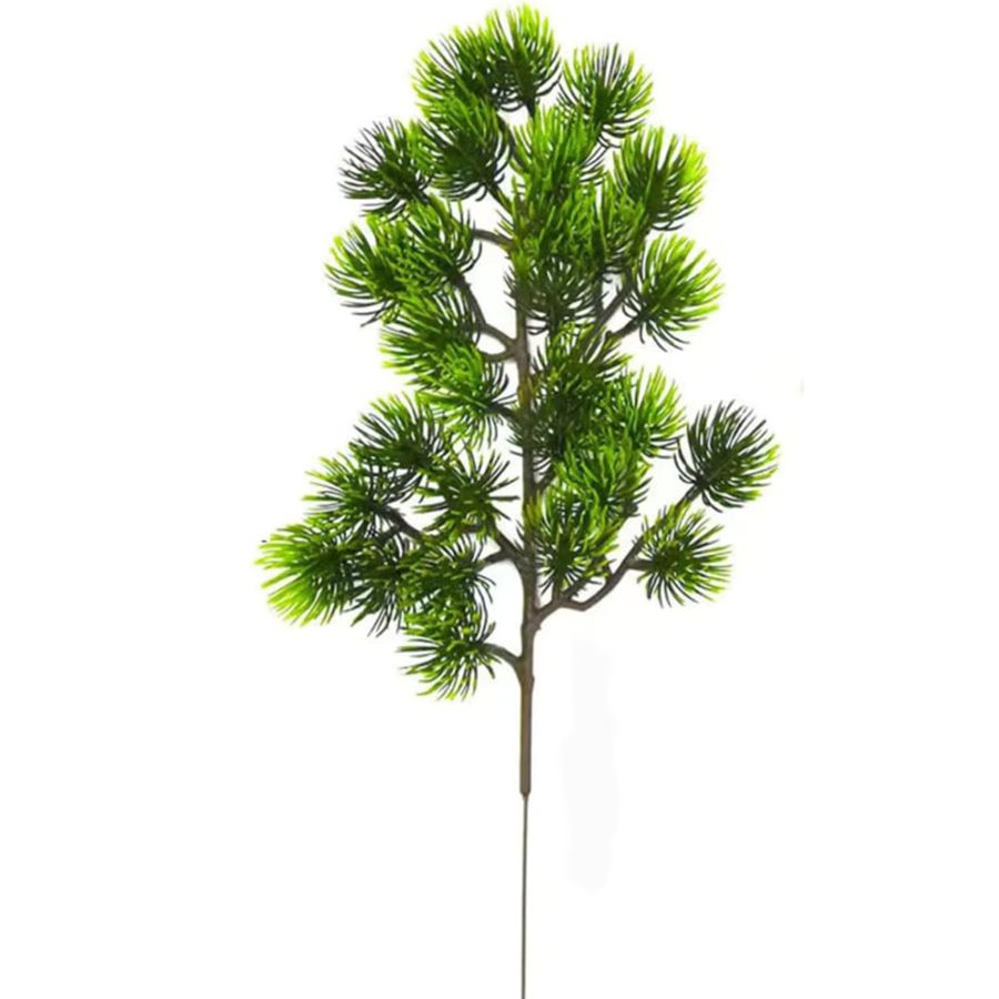Künstlicher Kiefernkranz in Grün für Weihnachtsdekoration und Tischdekoration von smr - Bild 7