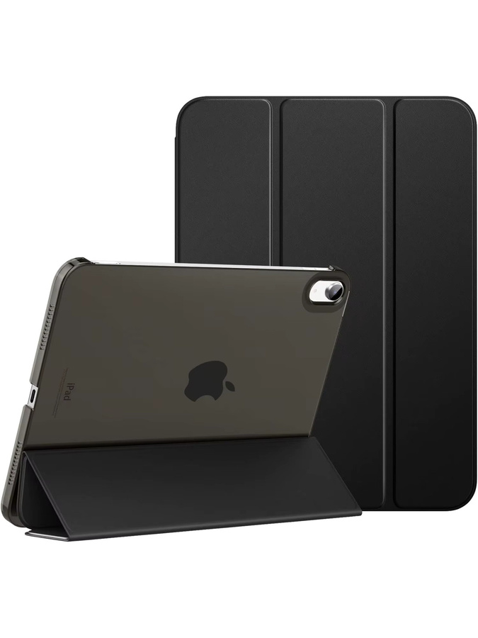 Slim Stand Schutzhülle für iPad 11 Zoll (11. Generation 2025) und iPad 10,9 Zoll (10. Generation 2022) mit transluzenter Rückseite in Schwarz - Bild 6