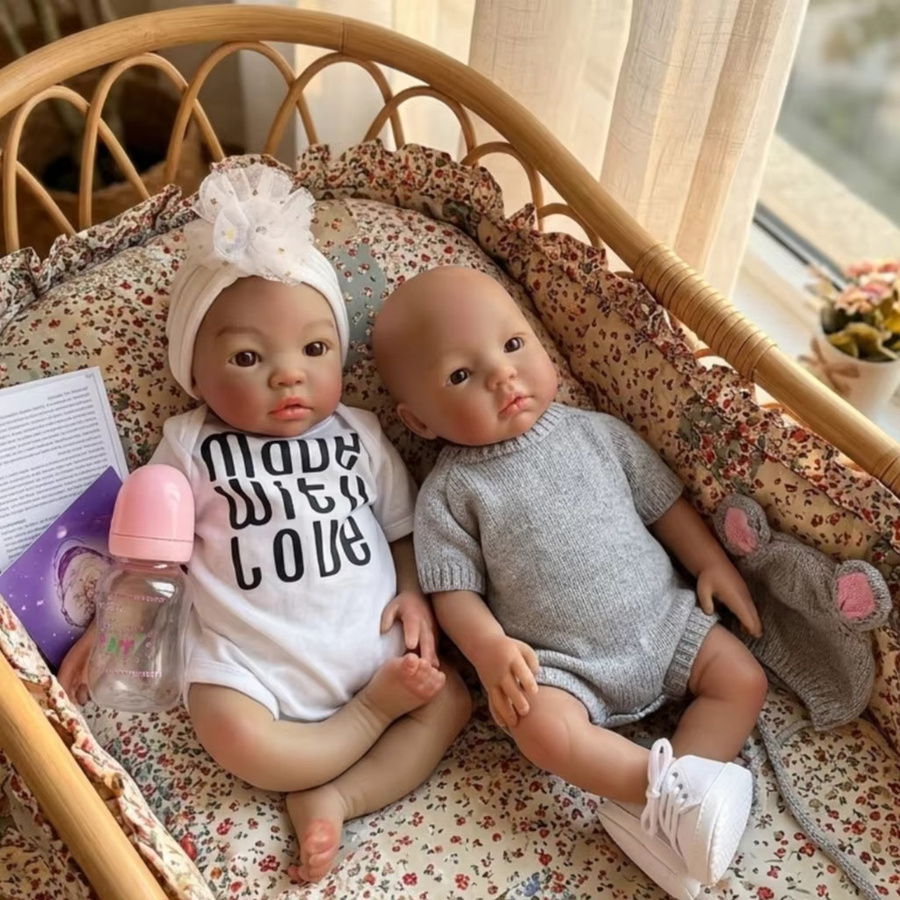 OtardDolls Silikon-Reborn-Puppe, dunkelhäutig, 1-teiliges Set - Bild 2
