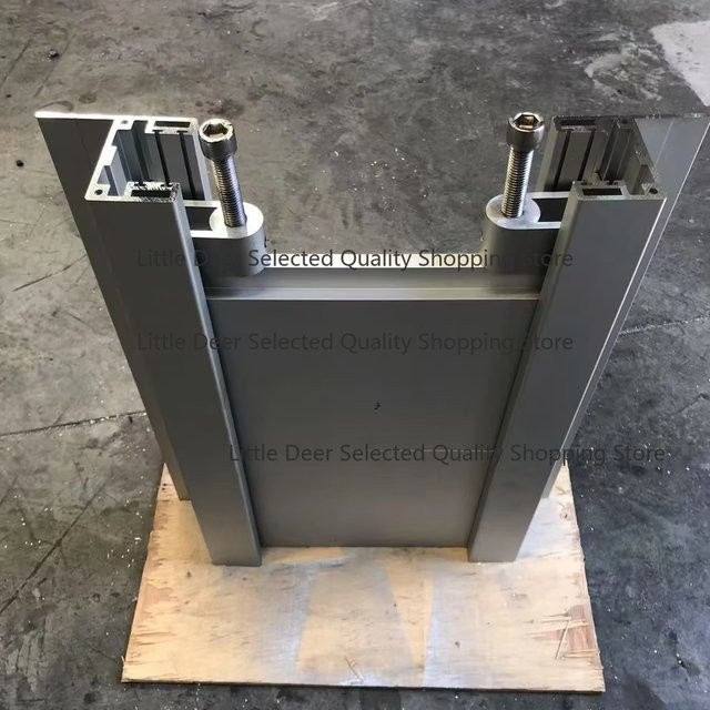 Emcy Aluminium-Hochwasserschutz-Tür in Silber - Bild 1