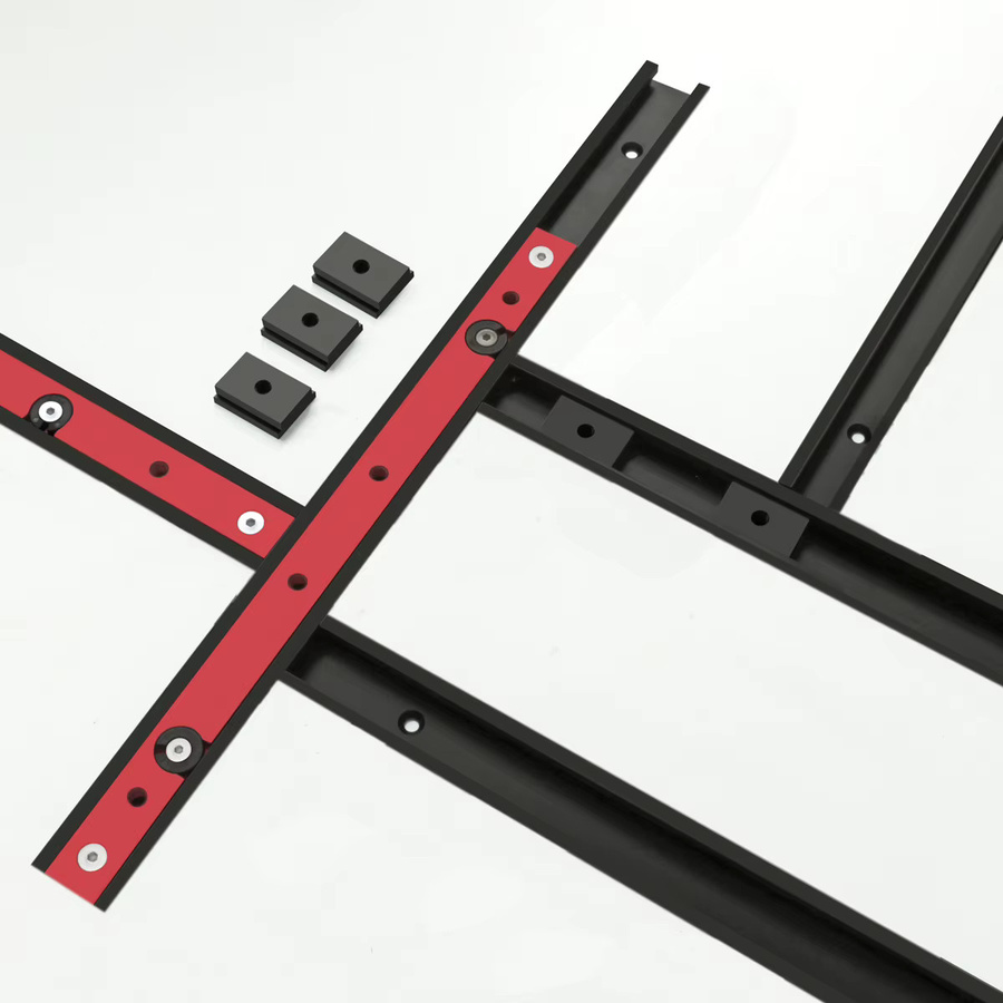 FNICEL T30 T-Schiene aus Aluminium als DIY Werkzeug und Gehrungslehre für Tischkreissägen und Frästische - Bild 2
