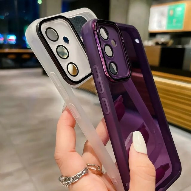 Gusakov Handyhülle mit Kameraschutz für Samsung Galaxy A16 A06 A15 A25 A35 A55 A14 A24 A34 A54 A05 A13 A53 A52 in Transparent - Bild 1