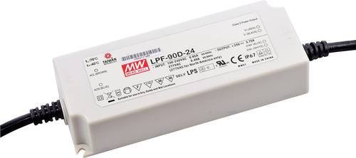 Mean Well MW LPF-90D-54 LED-Treiber, dimmbarer LED-Trafo in Weiß, 90W, 1.67A, 32.4 - 54 V/DC, IP67 Schutzklasse - Bild 1