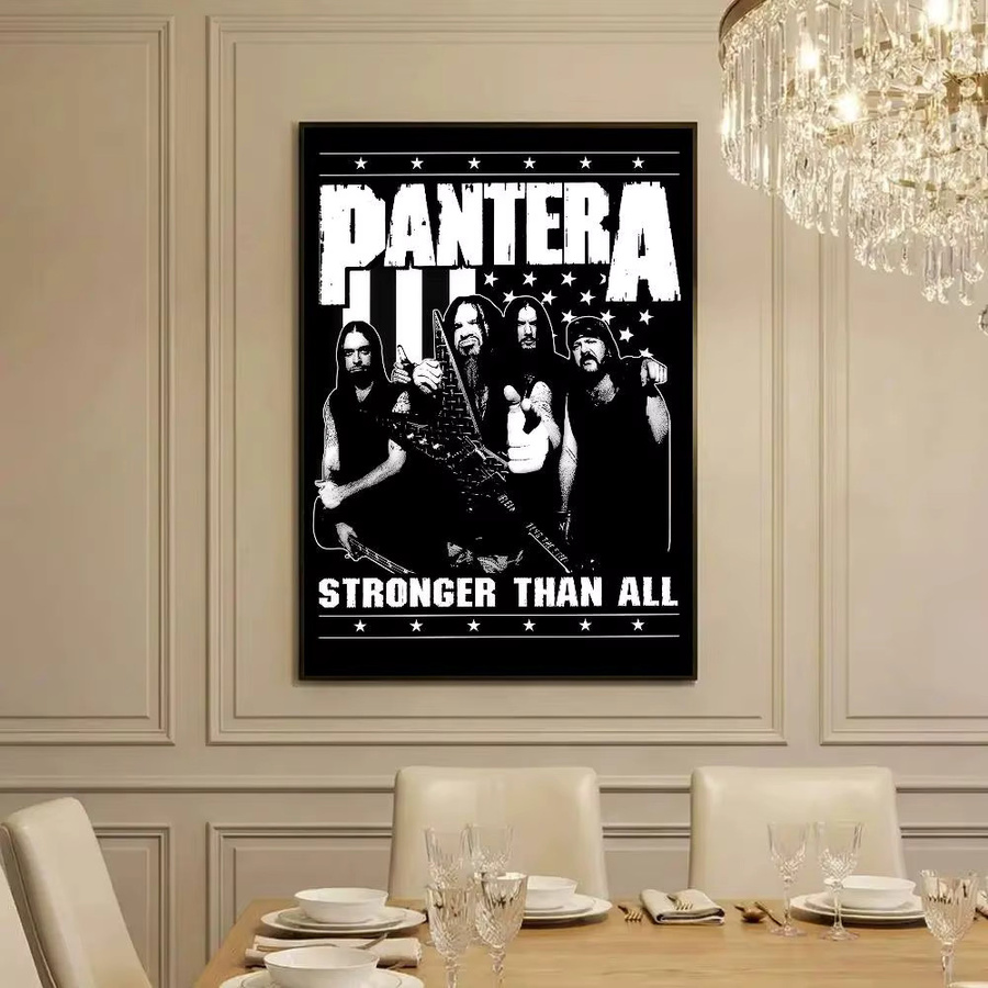 Vintage Poster Pantera Album Wanddekoration aus Papier für dein Zuhause oder Café, B/H: 10 x 15 cm - Bild 4