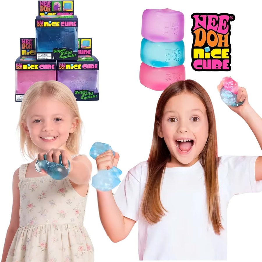 NeeDoh Quallen- & Würfel-Squish-Spielzeug, sensorisches Fidget-Spielzeug - Bild 2