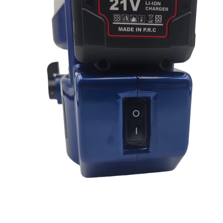 Podofo Hochdruck-Airless-Spritzgerät 21V, kabelloser elektrischer Airless-Farbsprüher mit bürstenlosem Motor und Makita-Akku-Schnittstelle, Blau, 1,7 l - Bild 7